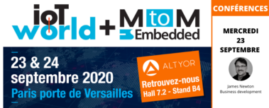 Altyor exposera à l’IoTWorld à Paris
